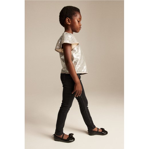 H & M - Dżinsowe jegginsy Super Soft - Czarny ze sklepu H&M w kategorii Spodnie dziewczęce - zdjęcie 169682350