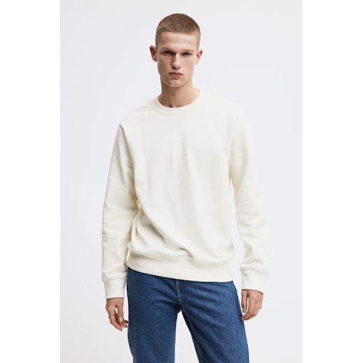 H & M - Bluza Regular Fit - Biały ze sklepu H&M w kategorii Bluzy męskie - zdjęcie 169682453