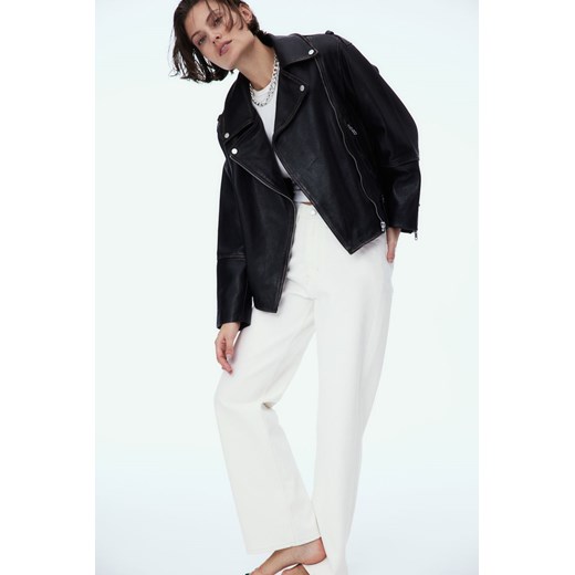 H & M - Wide Ultra High Jeans - Biały ze sklepu H&M w kategorii Jeansy damskie - zdjęcie 169682600
