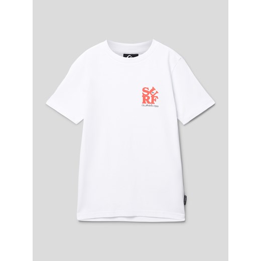 T-shirt z nadrukiem ze sloganem ze sklepu Peek&Cloppenburg  w kategorii T-shirty chłopięce - zdjęcie 169683942