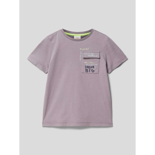 T-shirt z nadrukiem ze sloganem ze sklepu Peek&Cloppenburg  w kategorii T-shirty chłopięce - zdjęcie 169683972