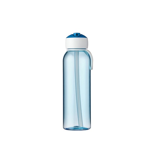 Butelka na wodę Flip up campus niebieska - 400 ml Mepal one size wyprzedaż 5.10.15