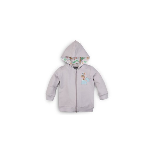 Bluza niemowlęca z kapturem - szara Nini 80 promocyjna cena 5.10.15