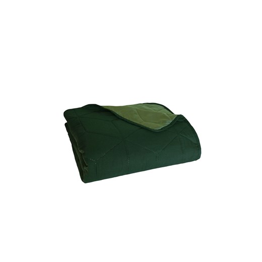 Narzuta 220x240 dwustronna zielony-butelkowo zielony heksagon ze sklepu 5.10.15 w kategorii Narzuty i kapy - zdjęcie 169684412