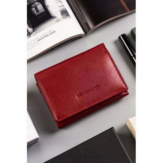 Mały, skórzany portfel damski na zatrzask ze sklepu 5.10.15 w kategorii Portfele damskie - zdjęcie 169684442
