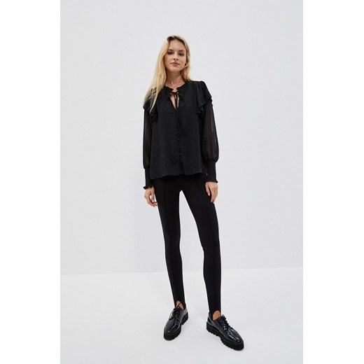 Spodnie damskie klasyczne czarne ze sklepu 5.10.15 w kategorii Spodnie damskie - zdjęcie 169684900