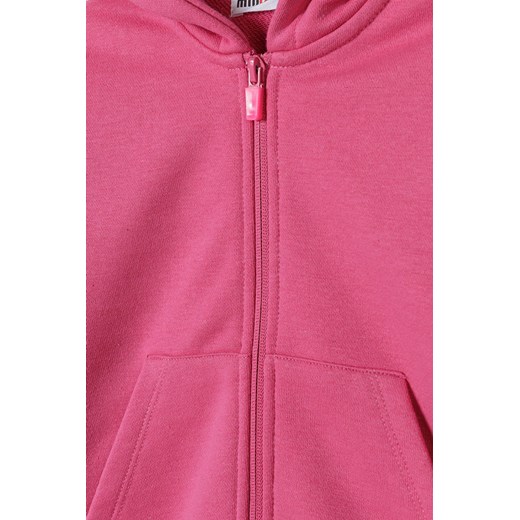 Różowa bluza dresowa rozpinana dla dziewczynki z paskami Minoti 116/122 5.10.15