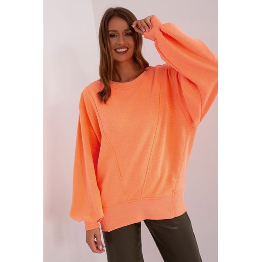 Damska bluza oversize fluo pomarańczowy ze sklepu 5.10.15 w kategorii Bluzy damskie - zdjęcie 169685141