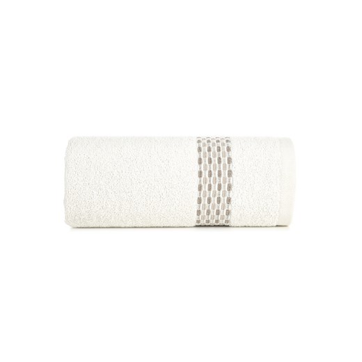 Kremowy ręcznik ze zdobieniami 50x90 cm ze sklepu 5.10.15 w kategorii Ręczniki - zdjęcie 169685720