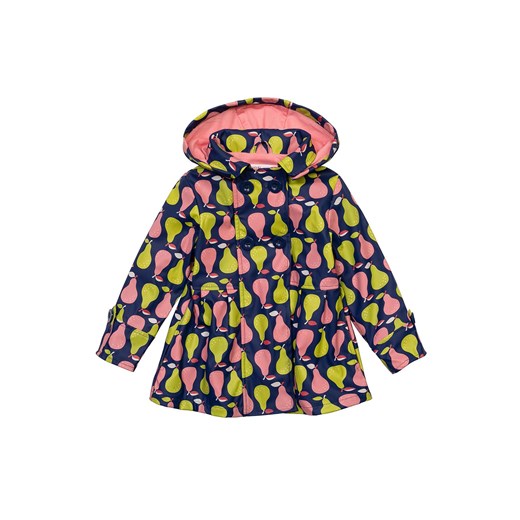 Kurtka przeciwdeszczowa dziewczęca z odpinanym kapturem- gruszki ze sklepu 5.10.15 w kategorii Kurtki dziewczęce - zdjęcie 169686302