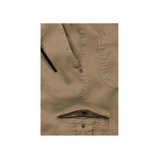 Beżowe spodnie bojówki dla chłopca Minoti 80/86 5.10.15