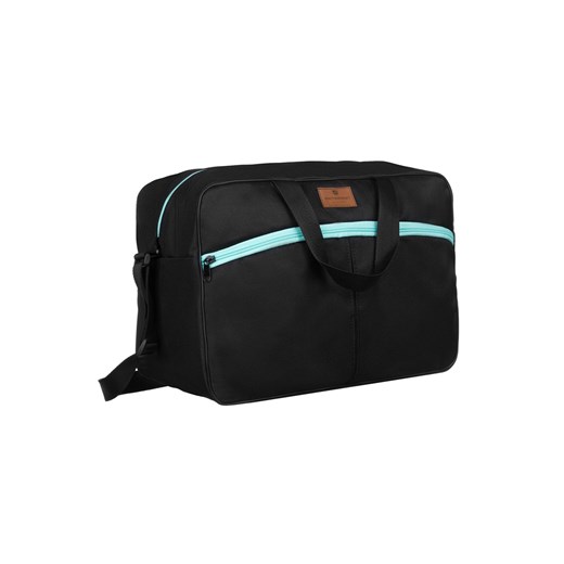 Mała torba podróżna na bagaż podręczny — Peterson BLACK-BLUE unisex ze sklepu 5.10.15 w kategorii Torby podróżne - zdjęcie 169687171