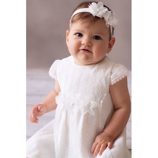 Sukienka niemowlęca do chrztu- Michalina Balumi 86 wyprzedaż 5.10.15