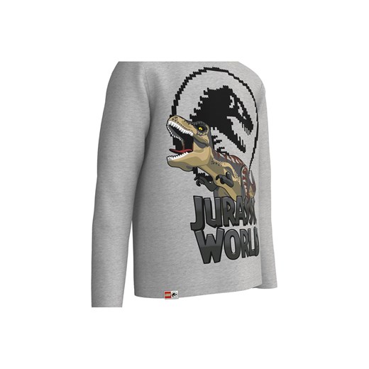 Koszulka Lego Jurassic World długi rękaw - szara Lego 110 wyprzedaż 5.10.15