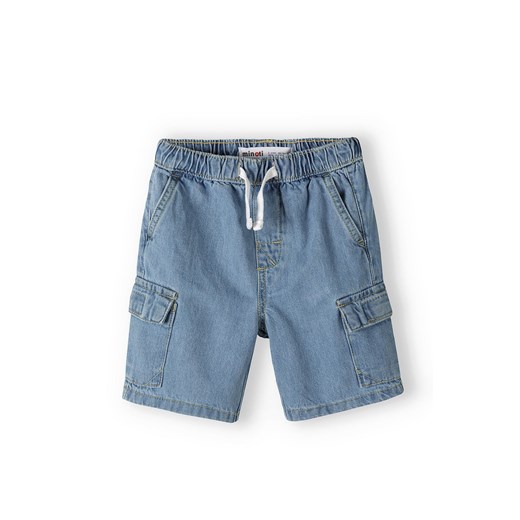 Jasnoniebieskie szorty jeansowe dla chłopca Minoti 122/128 5.10.15