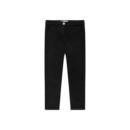 Czarne spodnie dziewczęce z tkaniny Minoti 116/122 5.10.15
