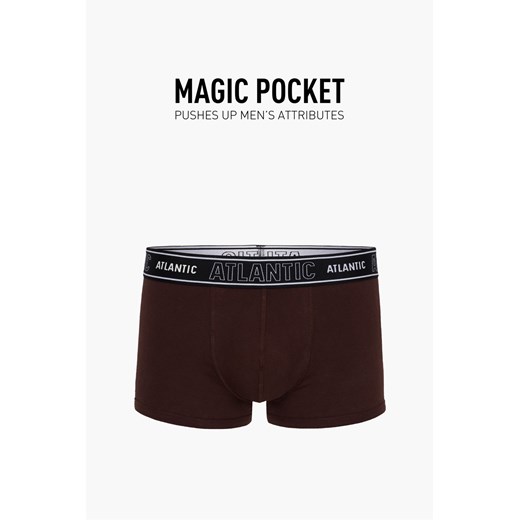 Bokserki męskie magic pocket- czekoladowy ze sklepu 5.10.15 w kategorii Majtki męskie - zdjęcie 169688302