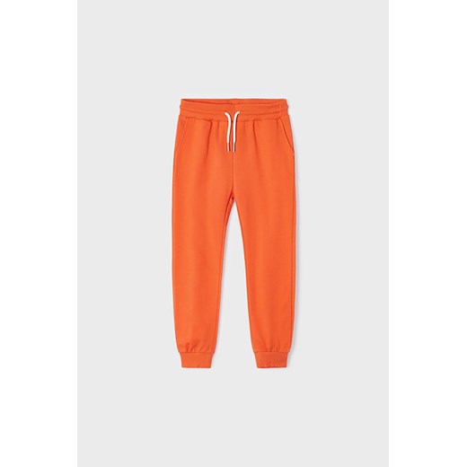 Spodnie dresowe dla chłopca Mayoral - pomarańczowe Mayoral 110 okazyjna cena 5.10.15