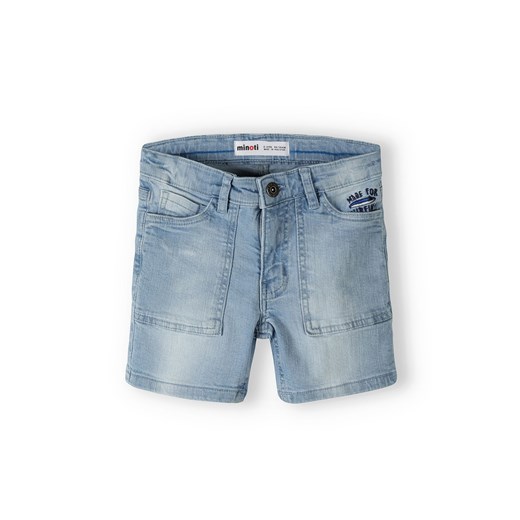 Jasnoniebieskie szorty jeansowe chłopięce Minoti 110/116 5.10.15