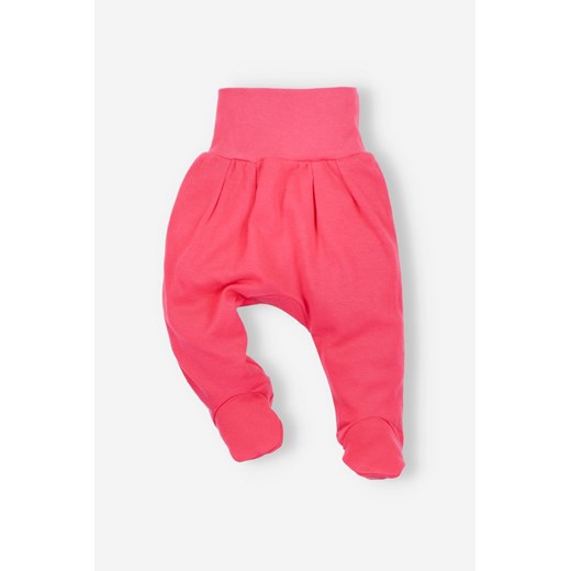 Półśpiochy niemowlęce z bawełny organicznej dla dziewczynki ze sklepu 5.10.15 w kategorii Spodnie i półśpiochy - zdjęcie 169689461