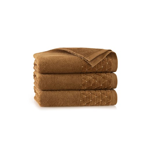 Ręcznik Oscar z bawełny egipskiej brązowy 70x140cm Zwoltex 70x140 okazyjna cena 5.10.15