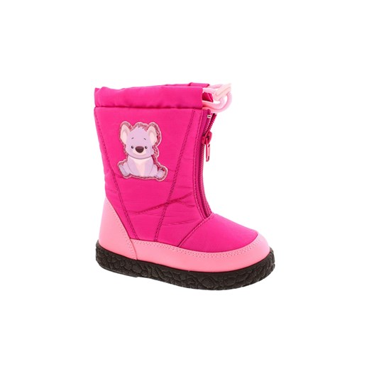 Buty zimowe dla dziewczynki różowe z koalą ze sklepu 5.10.15 w kategorii Buty zimowe dziecięce - zdjęcie 169689733