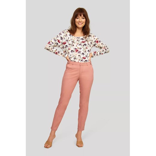 Spodnie damskie 7/8 nogawka - różowe ze sklepu 5.10.15 w kategorii Spodnie damskie - zdjęcie 169690451