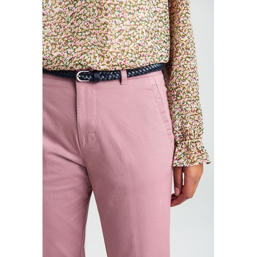 Spodnie klasyczne damskie różowe Greenpoint 34 okazyjna cena 5.10.15