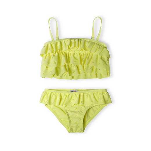 Dwuczęściowy kostium kąpielowy dziewczęcy- zółty ze sklepu 5.10.15 w kategorii Stroje kąpielowe - zdjęcie 169690540