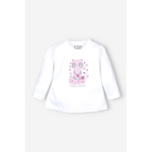 Bluzka niemowlęca z bawełny organicznej dla dziewczynki ze sklepu 5.10.15 w kategorii Kaftaniki i bluzki - zdjęcie 169690701