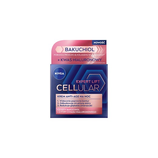NIVEA Cellular Expert Lift Krem Anti-Age na noc Nivea one size okazja 5.10.15