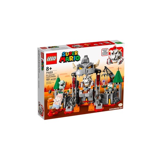 Klocki LEGO Super Mario 71423 Walka w zamku Dry Bowsera - zestaw rozszerzający - 1321 elementy, wiek 8 + ze sklepu 5.10.15 w kategorii Zabawki - zdjęcie 169691112