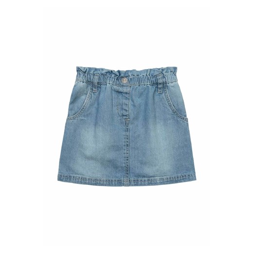 Krótka spódniczka jeansowa z falbanką dla dziewczynki ze sklepu 5.10.15 w kategorii Spódnice dziewczęce - zdjęcie 169691120
