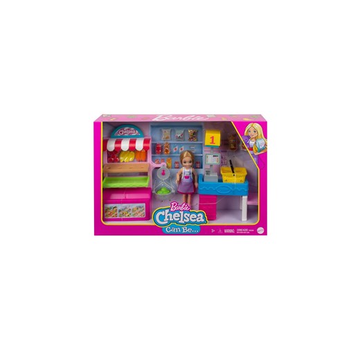 Barbie Chelsea Możesz być- Sklepik Zestaw + Lalka wiek 3+ ze sklepu 5.10.15 w kategorii Zabawki - zdjęcie 169691224
