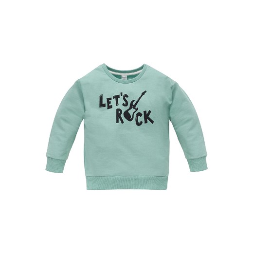 Bluza dla niemowlaka z bawełny Let's rock zielona Pinokio 68 5.10.15