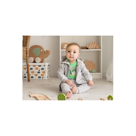 Spodnie niemowlęce z bawełny organicznej dla chłopca Nini 98 5.10.15
