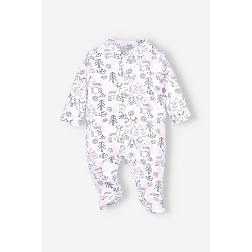 Pajac niemowlęcy z bawełny organicznej dla dziewczynki ze sklepu 5.10.15 w kategorii Pajacyki - zdjęcie 169692554