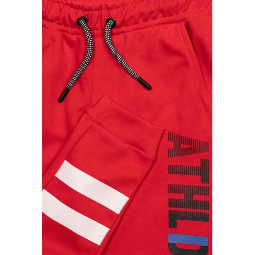 Spodnie dresowe niemowlęce czerwone Minoti 80/86 okazyjna cena 5.10.15