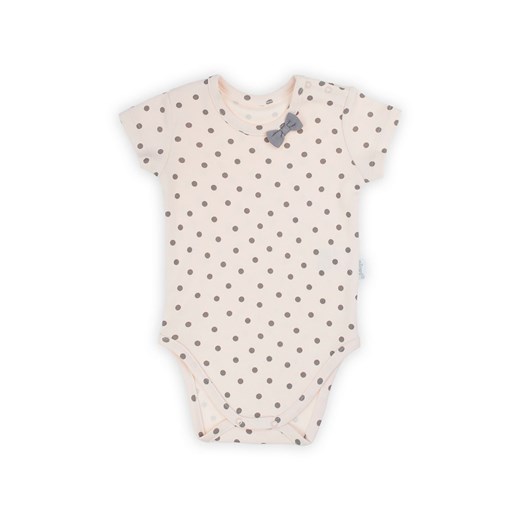 Body bawełniane dziewczęce z krótkim rękawem Sara ze sklepu 5.10.15 w kategorii Body niemowlęce - zdjęcie 169692694