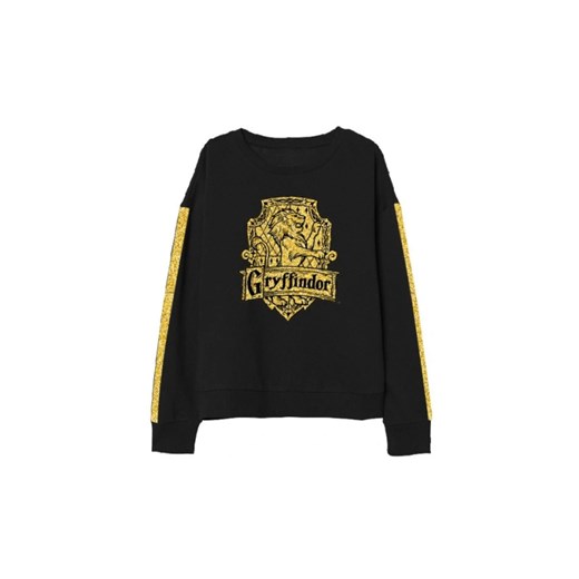 Czarna bluza z bawełny dla dziewczynki Harry Potter ze sklepu 5.10.15 w kategorii Bluzy dziewczęce - zdjęcie 169692974