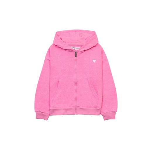 Różowa bluza niemowlęca rozpinana z kapturem ze sklepu 5.10.15 w kategorii Bluzy i swetry - zdjęcie 169692994