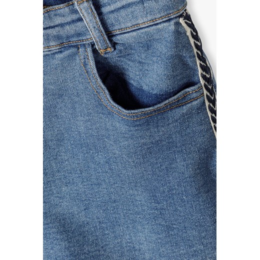 Jeansowe szorty z lamówkami dla dziewczynki Minoti 158/164 wyprzedaż 5.10.15