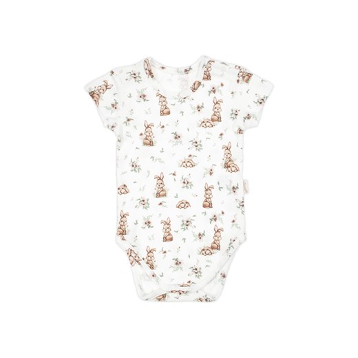 Body bawełniane dziewczęce z krótkim rękawem Bunia ze sklepu 5.10.15 w kategorii Body niemowlęce - zdjęcie 169693371