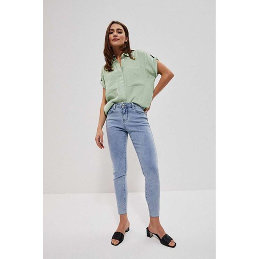 Spodnie jeansowe damskie niebieskie ze sklepu 5.10.15 w kategorii Jeansy damskie - zdjęcie 169693393