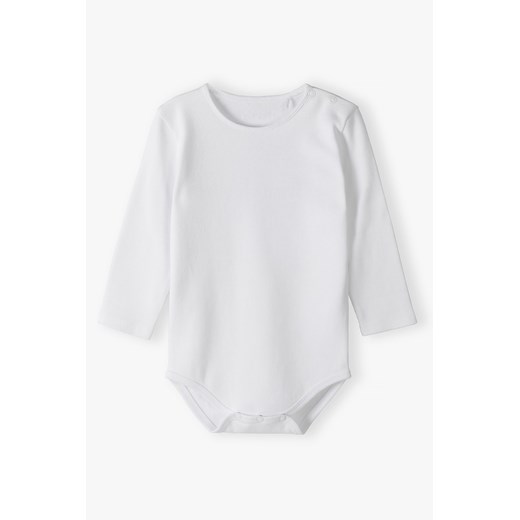 Białe body niemowlęce w prążki - 5.10.15. ze sklepu 5.10.15 w kategorii Body niemowlęce - zdjęcie 169693564