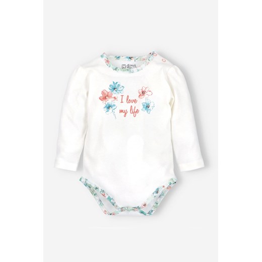 Body niemowlęce z bawełny organicznej dla dziewczynki ze sklepu 5.10.15 w kategorii Body niemowlęce - zdjęcie 169694072