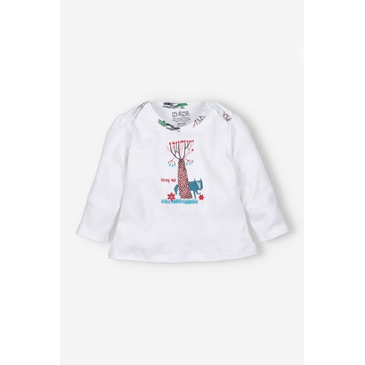 Bluzka niemowlęca z bawełny organicznej dla dziewczynki ze sklepu 5.10.15 w kategorii Kaftaniki i bluzki - zdjęcie 169694732