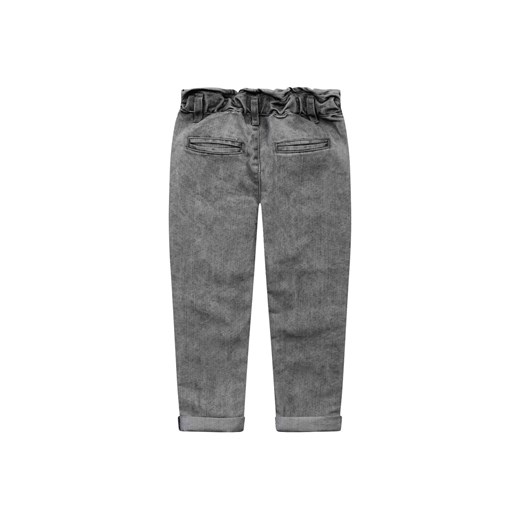 Szare jeansowe spodnie dziewczęce Minoti 80/86 5.10.15