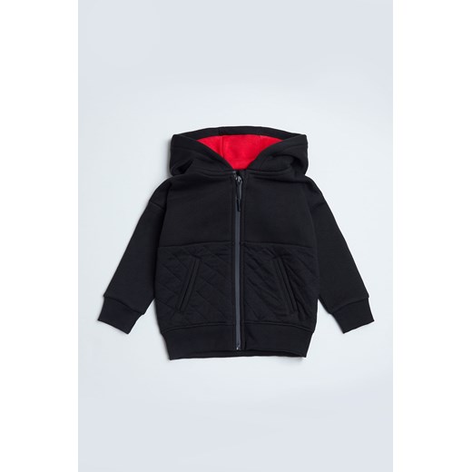 Czarna dresowa bluza niemowlęca z kapturem - unisex - Limited Edition ze sklepu 5.10.15 w kategorii Bluzy i swetry - zdjęcie 169694820