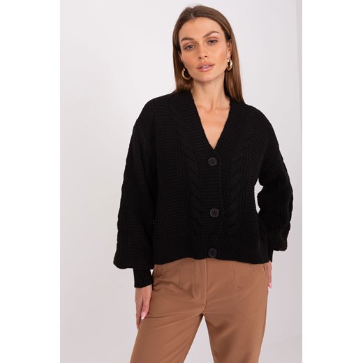 Sweter oversize z domieszką wełny czarny ze sklepu 5.10.15 w kategorii Swetry damskie - zdjęcie 169695000